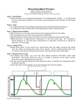 Measuring Blood Pressure