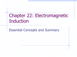 Chapter 22: Electromagnetic Induction