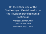 Mental Health in Physician Trainees