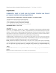 Comparative study of tooth size in Normal, Crowded and