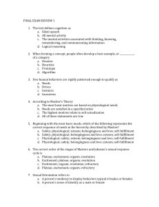 Final Exam Review 1