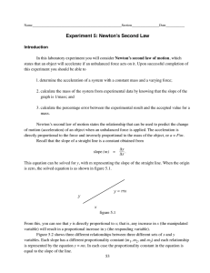05.TE.Newton`s Second Law