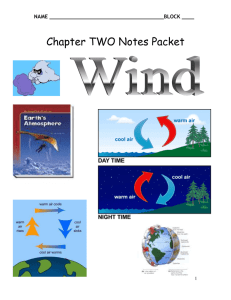 Chapter 2 WINDS Notes - Mr. Ruggiero`s Science 8-2