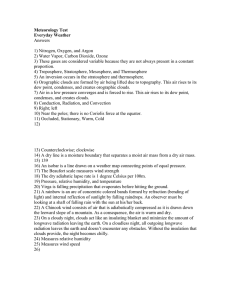 Meteorology Test