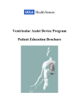 Ventricular Assist Device Program Patient Education Brochure