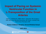 Impact of Pacing on Systemic Ventricular Function in L