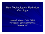 New Technology in Radiation Oncology