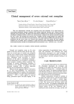 Clinical management of severe external root resorption