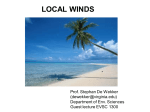 Local Winds - Guest Lecture