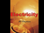 Electricity Definitions and Usage