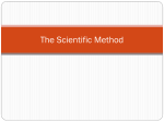 The Scientific Method