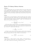 Make-up Midterm Solutions