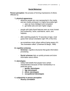 Unit 10: Chapter 16, Social Behaviour