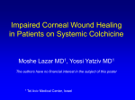 582: Impaired Corneal Wound Healing in Patients on Systemic