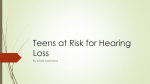 Teens at Risk for Hearing Loss