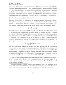 2. Classical Gases