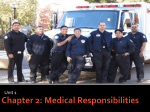Chapter 2: Medical Responsibilities