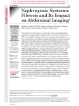 Nephrogenic Systemic Fibrosis and Its Impact on Abdominal Imaging