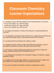 Learner Expectations Science 5