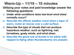 Under what conditions does low-level wind shear normally occur?