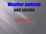 Weather patterns and storms