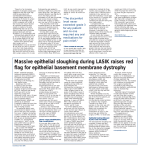 Massive epithelial sloughing during LASIK raises red flag for