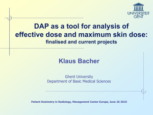 DAP and effective dose