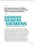 DoE Awards Siemens $1.6 Million Research Grant to Develop
