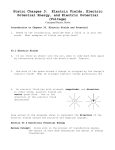 Conceptual Reading: Electric Fields, Electric Potential Energy, and