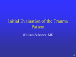 Initial Evaluation of the Trauma Patient