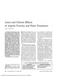Acute and Chronic Effects of Aspirin Toxicity and Their