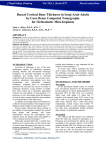 Buccal Cortical Bone Thickness in Iraqi Arab Adults by Cone Beam