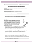 Student Exploration: Weather Maps