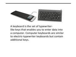 Types of key Switches