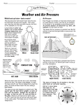 Weather and Air Pressure