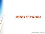 Effects of exercise - Pearson Publishing