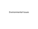 Environmental Issues - St. Pius X High School