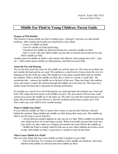 Middle Ear Fluid in Young Children: Parent Guide
