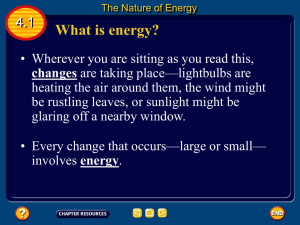 What is energy?