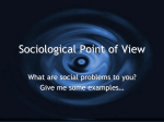 Sociological Point of View - Wrightstown Community School District
