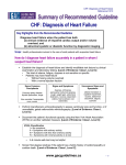 CHF: Diagnosis of Heart Failure
