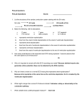 PreLab Questions PreLab Questions Score: List the structures of the