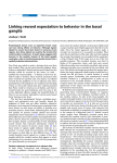 Linking reward expectation to behavior in the basal ganglia