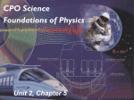 Chapter 5: Force and Motion