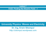 electric field lines - Erwin Sitompul
