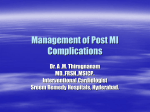 Management of Post MI Complications