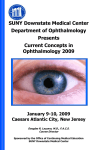 January 2009 Brochure - Current Concepts in Ophthalmology