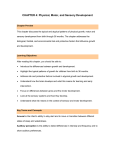 CHAPTER 4: Physical, Motor, and Sensory Development