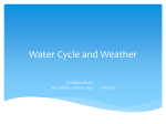 Water Cycle and Weather