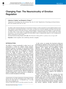 Changing Fear: The Neurocircuitry of Emotion Regulation